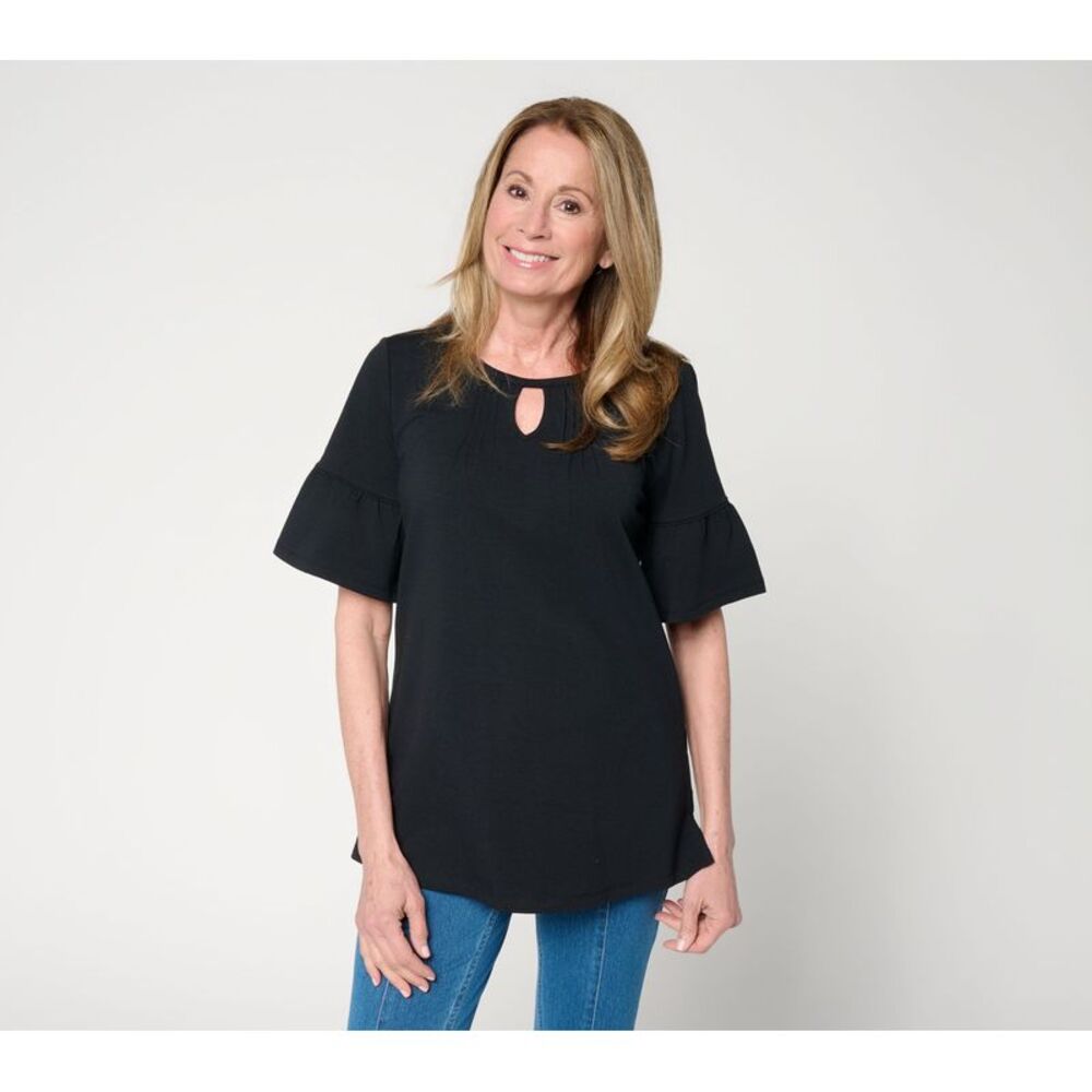 Gloria Vanderbilt Women's Top Petite 2XP Make Your Selection: Denim Black